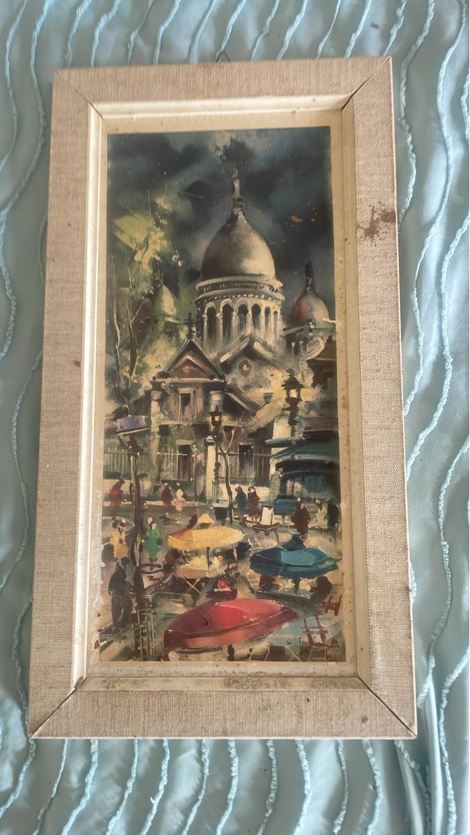 Leinwände: Affiche ville 30x50cm encadré – Gebraucht aus Meyrin von jul_km5p
