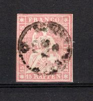 1854 - 62  Sitzende helvetia  N ° 24  ???? Etat voir Photos