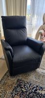 Relaxsessel elektrisch verstellbar, schwarz – TV-Sessel
