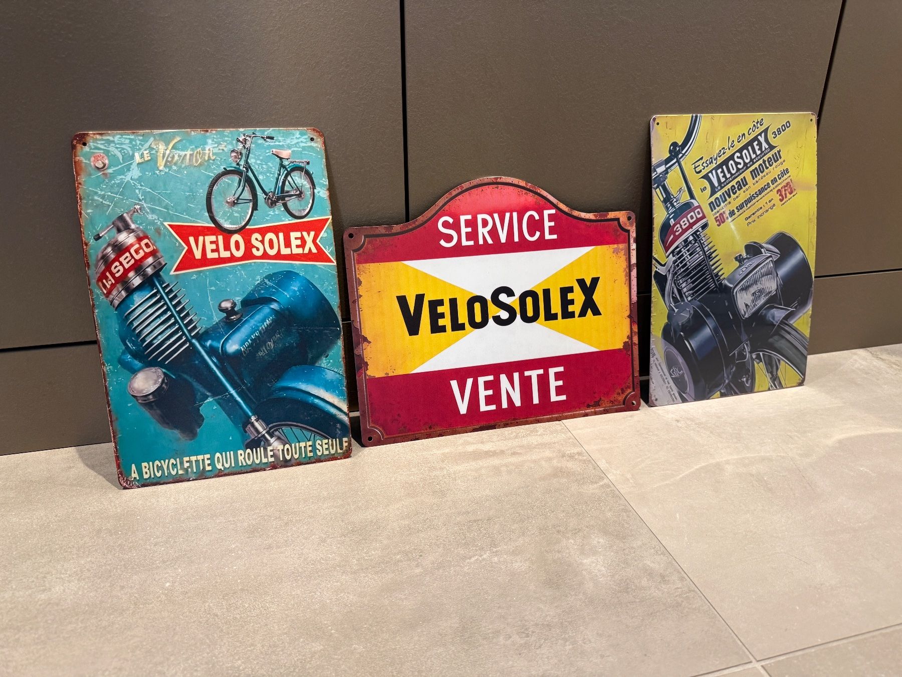 Solex Schilder: Ab 1.- CH /%% Velo SOLEX Design Vintage Tafel NEU ! SCHILD! – Neu und originalverpackt aus Seon von Aaargauer01 1
