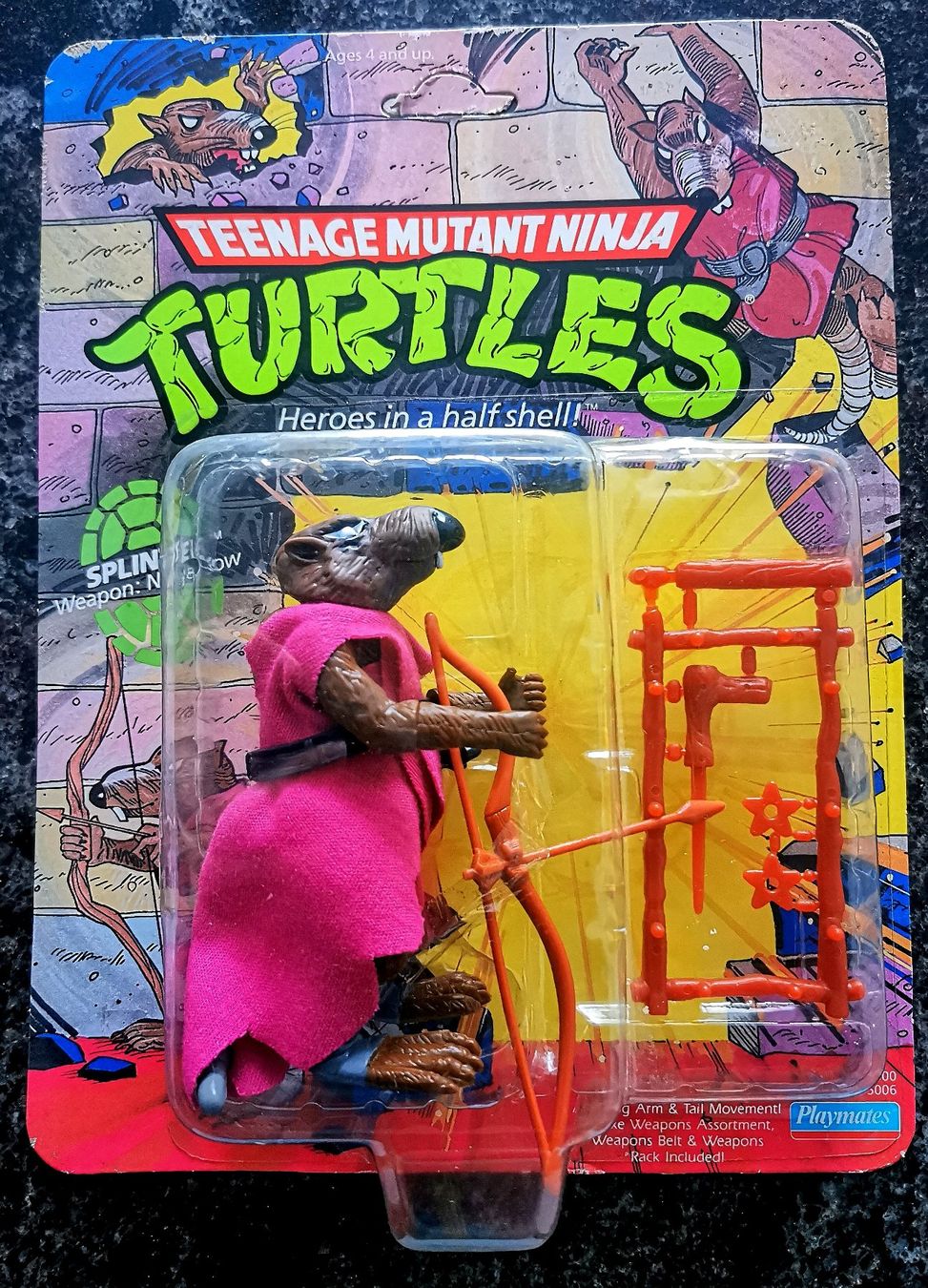 Figuren: Master Splinter 1988 Action Figur Vintage Turtles TMNT OVP – Neu und originalverpackt aus Rorschach von Actionvintage789