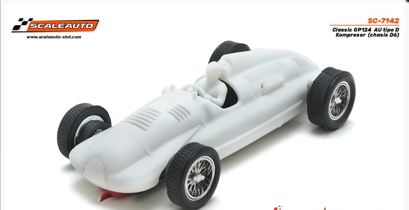 Piste: SC-7142 Scaleauto 1/24, AU Typ D Kompr., Bausatz White Kit – Nuovo e nell'imballaggio originale da Bettlach venduto da Qwert12