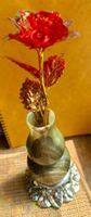 hübsche Onyx Vase mit Blumenfuss- Sockel✨19cm hoch✨italy