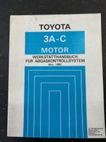 Toyota 3A-C Motor Werkstatthandbuch Abgasanlage Mai 1986