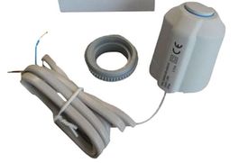 Stellantrieb für Fussbodenheizungsverteiler inkl. Adapter