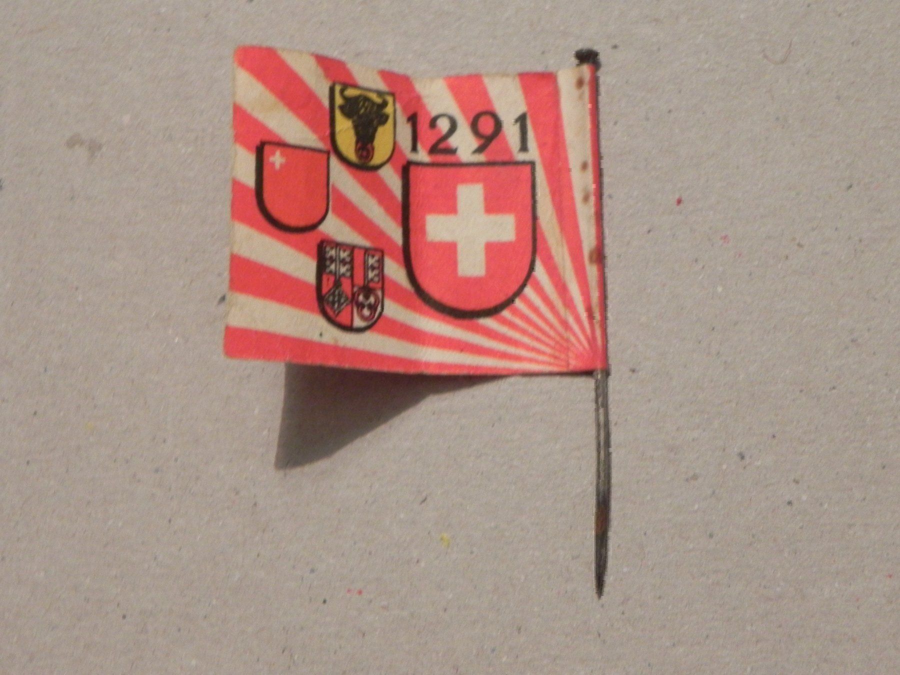 Plaketten & Abzeichen: Abzeichen 1. August Feier 1941 Jubiläum – Gebraucht aus Siebnen von krimsie 1