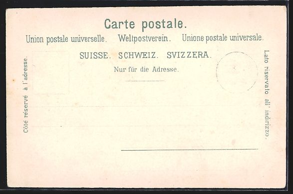 Cartoline postali: Litho St. Gallen, Blick auf die Kaserne – Usato da Berlin venduto da bartko-reher 1