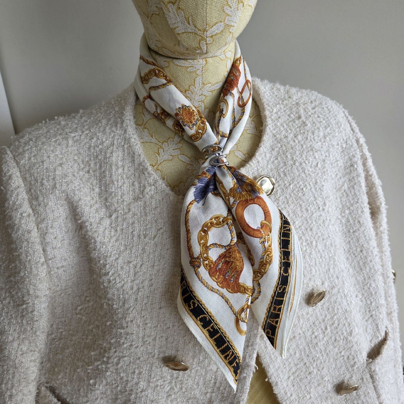 Celine Foulard & Sciarpe: Celine Tuch 58x58 cm Vintage – Nuovo (secondo la descrizione) da Zürich venduto da LIMAR 1