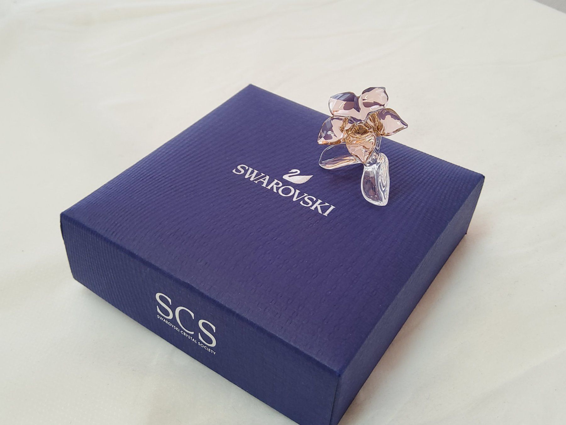 Swarovski Figuren: Sculpture "Rose du Désert" Swarovski – Gebraucht aus Malleray von Broc-Mo