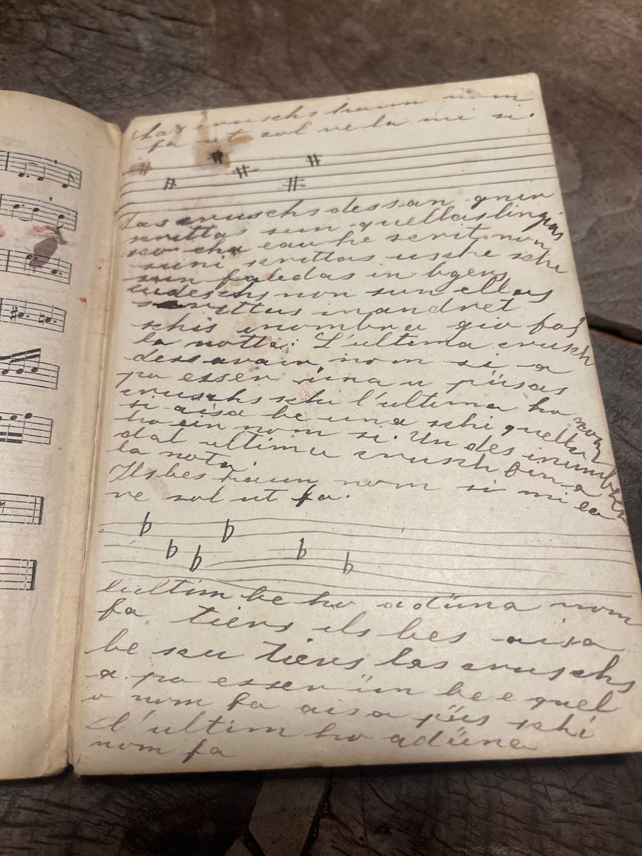 Libri: Antikes Gesangbuch, handschriftlich, 1852 – Usato da Zuoz venduto da Grr1974 5