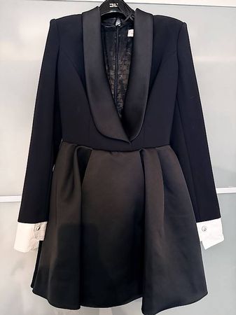 Elisabetta Franchi Plissiertes Minikleid