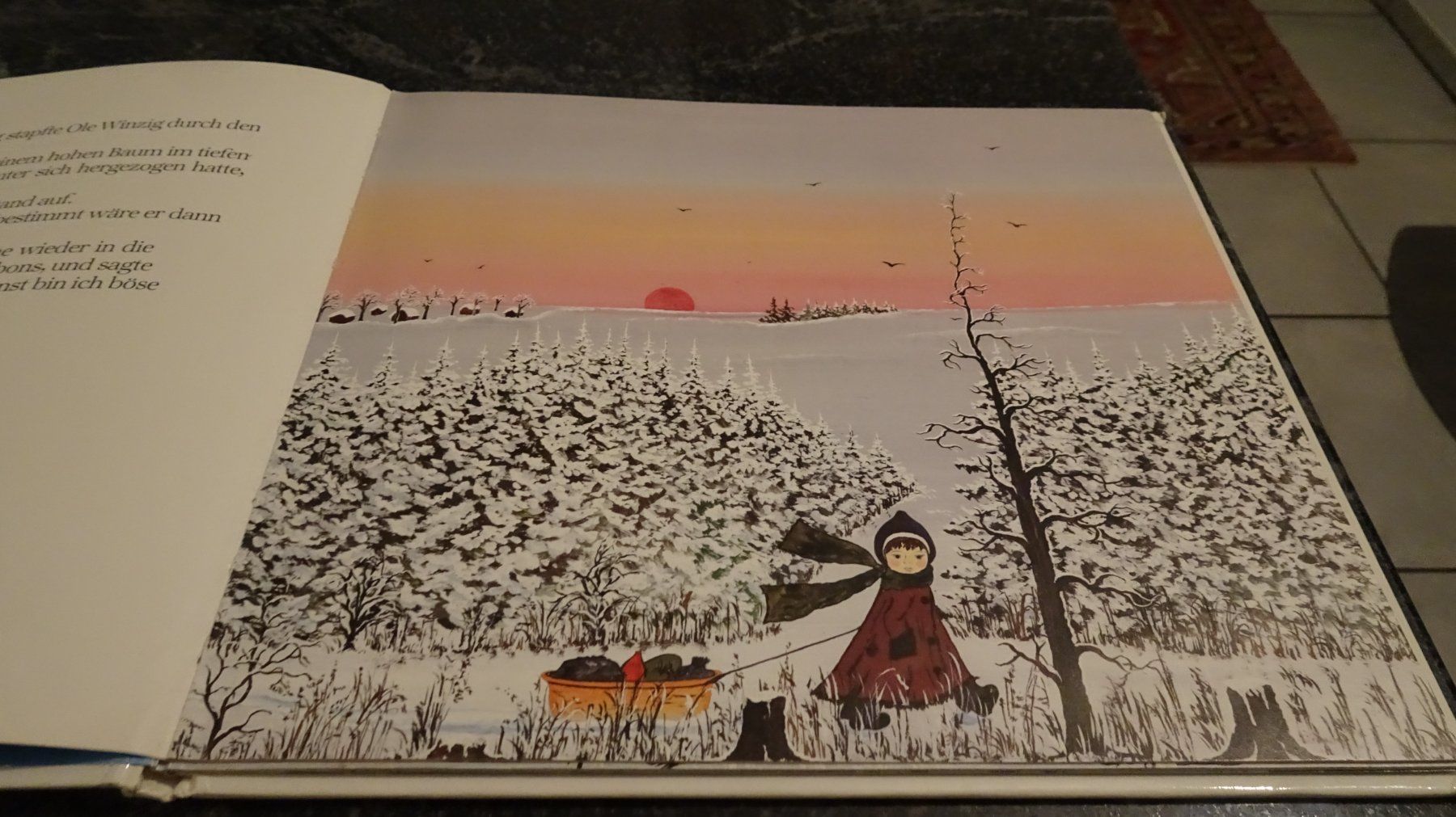 Libri: BILDERBUCH: Ole Winzig Ein Wintermärchen VON BETTINA ANSORGE – Usato da Zürich venduto da Roulet 3