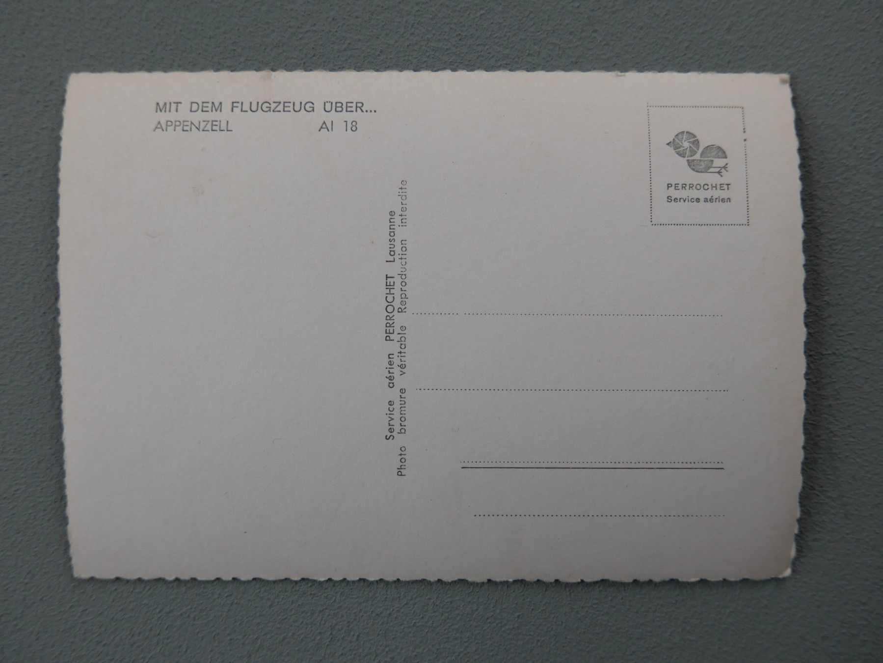 Cartoline postali: ANTIKE ANSICHTSKARTEN APPENZELLER BAUERNSTUBE – Usato da Balgach venduto da Zwischenraum 2