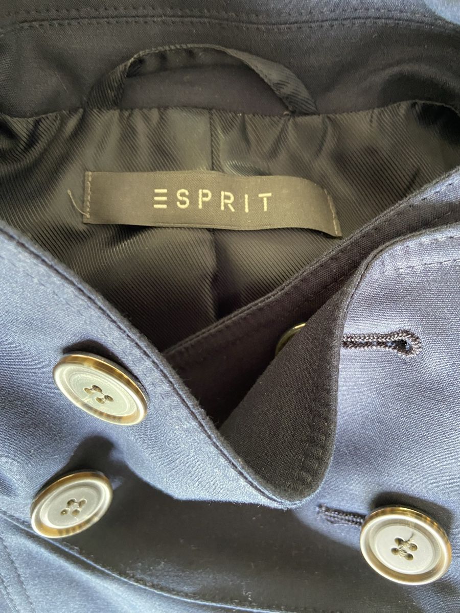 Esprit Cappotti: Esprit Übergangsjacke Damen Gr. 42 Navy – Nuovo (secondo la descrizione) da Huttwil venduto da graesihu 5