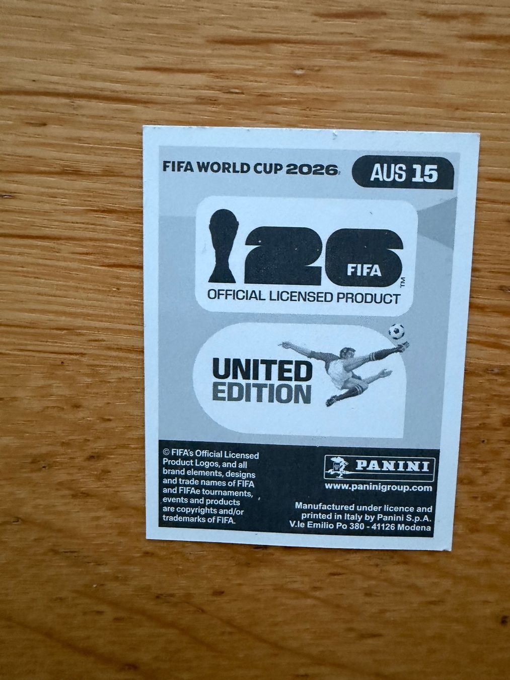 Panini Carte collezionabili: Panini AUS 15 Connor Metcalfe – Nuovo (secondo la descrizione) da Zürich venduto da bel5 1