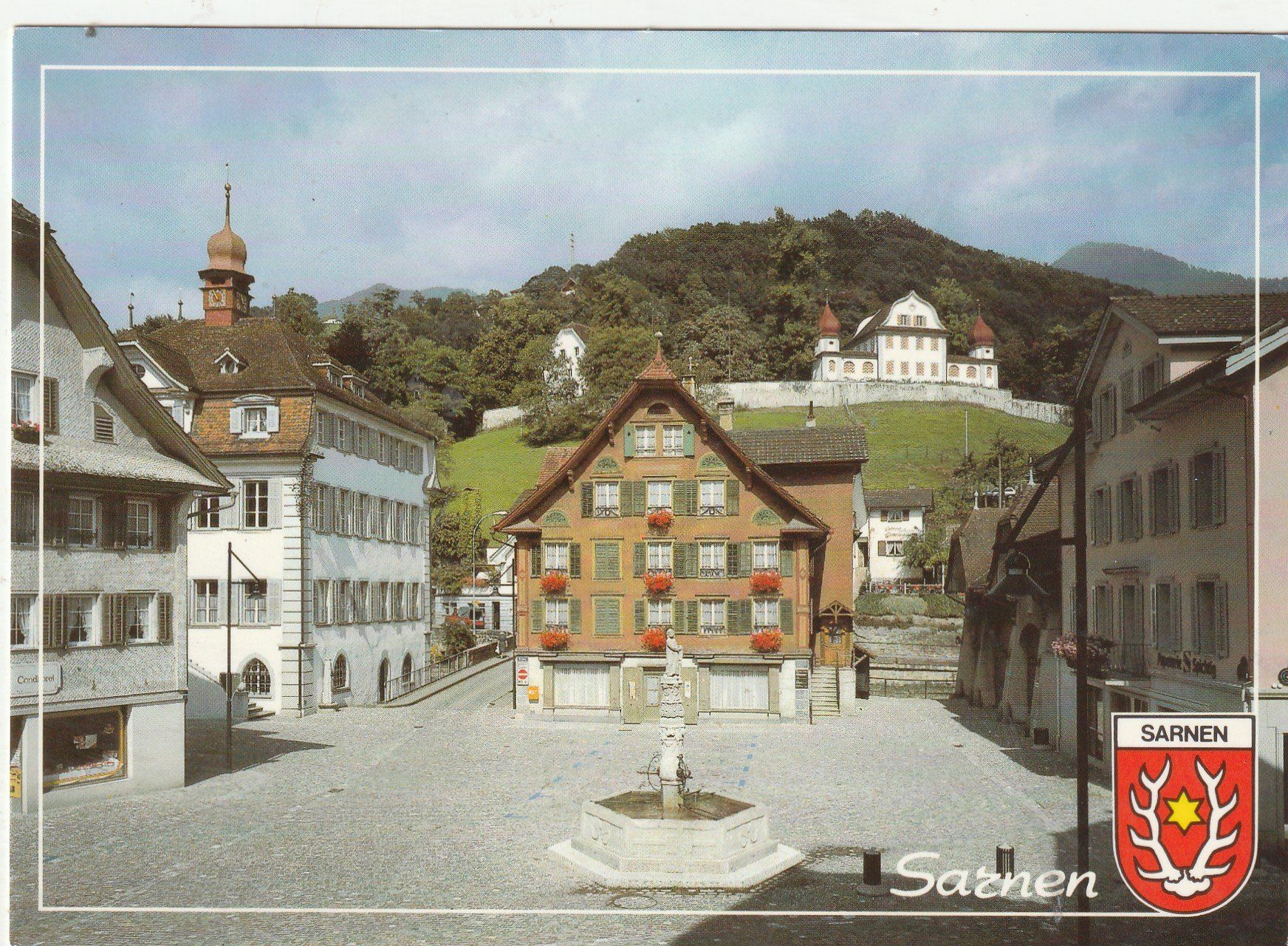 Cartoline postali: Sarnen Zentrum – Usato da Lumbrein venduto da made02