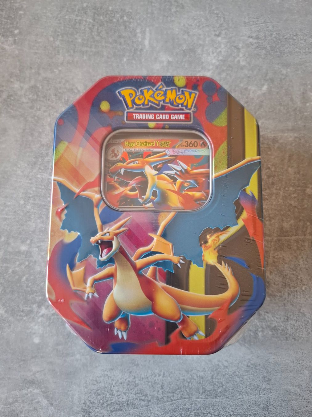 Pokémon Sammelbilder & Trading cards: Pokémon EX Tin-Box Mega Charizard Y EX - EN – Neu und originalverpackt aus Winterthur von andrekeller95