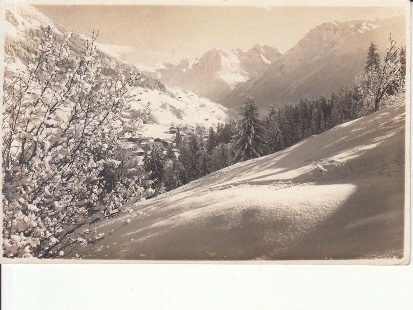 Cartoline postali: Klosters ca. 1930 – Usato da Bürglen TG venduto da StampGraf