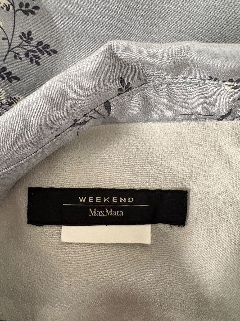 Max Mara Blusen: Weekend Max Mara Seidenbluse 36 gemustert hellblau – Neu (gemäss Beschreibung) aus Regensdorf von secondchancefashion 4