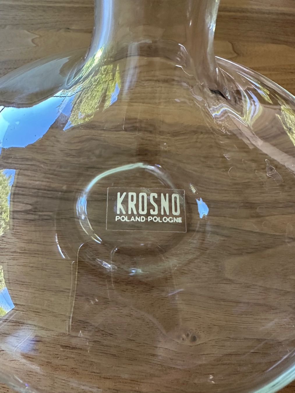 Caraffe: Karaffe Glaskaraffe mit Stopper KROSNO – Usato da Münsingen venduto da Sternsaphir64 1