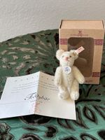 Steiff Club Bär 2001/2002 weiss 7 cm Mohair OVP & Zertifikat