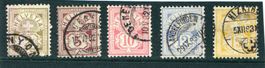 1882 Ziffermuster, weisses Papier gest.