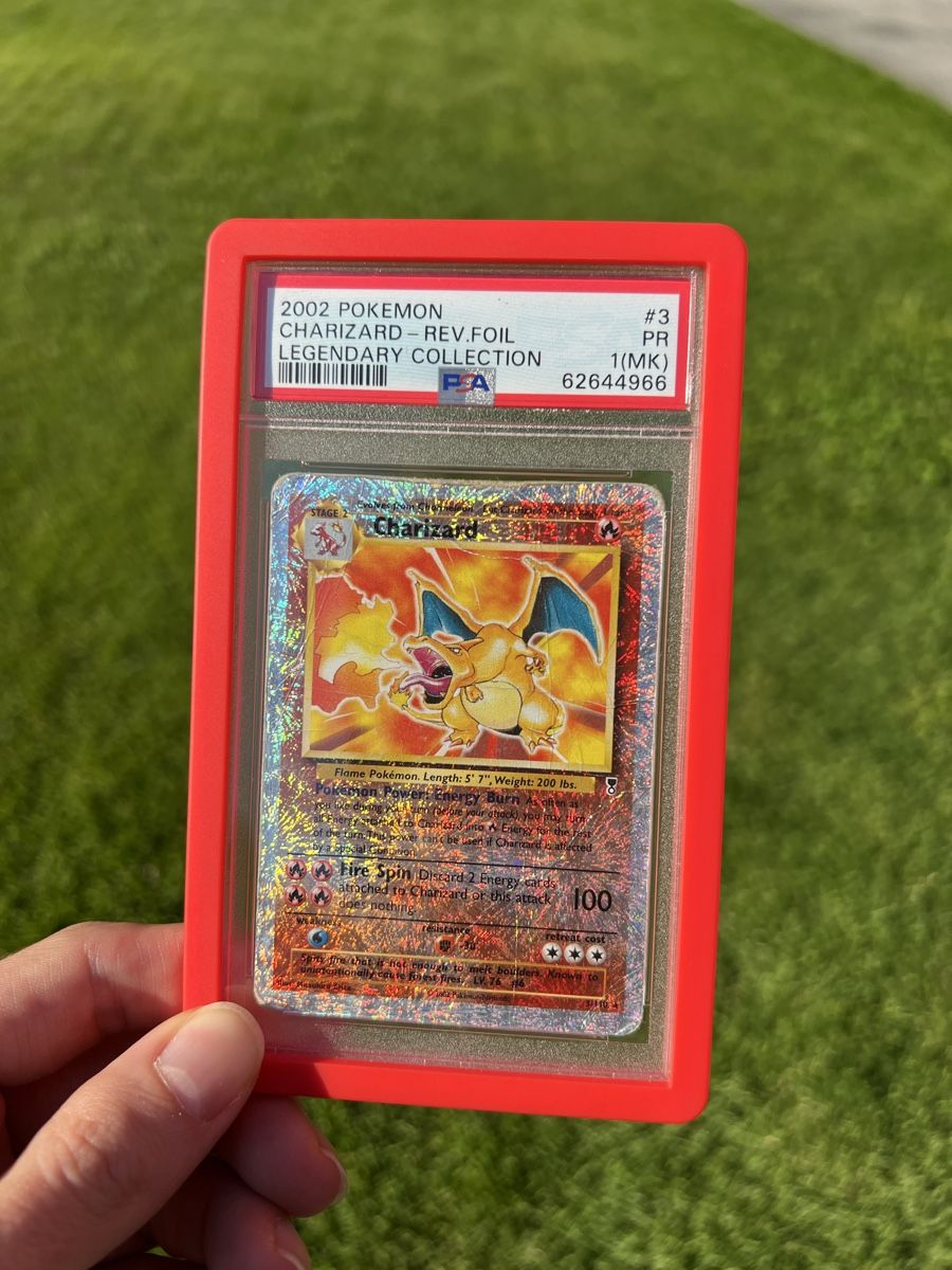 Pokémon Carte collezionabili: Charizard Legendary Collection reverse holo PSA 1 Pokemon – Usato da Monte Carasso venduto da mattia.grandi