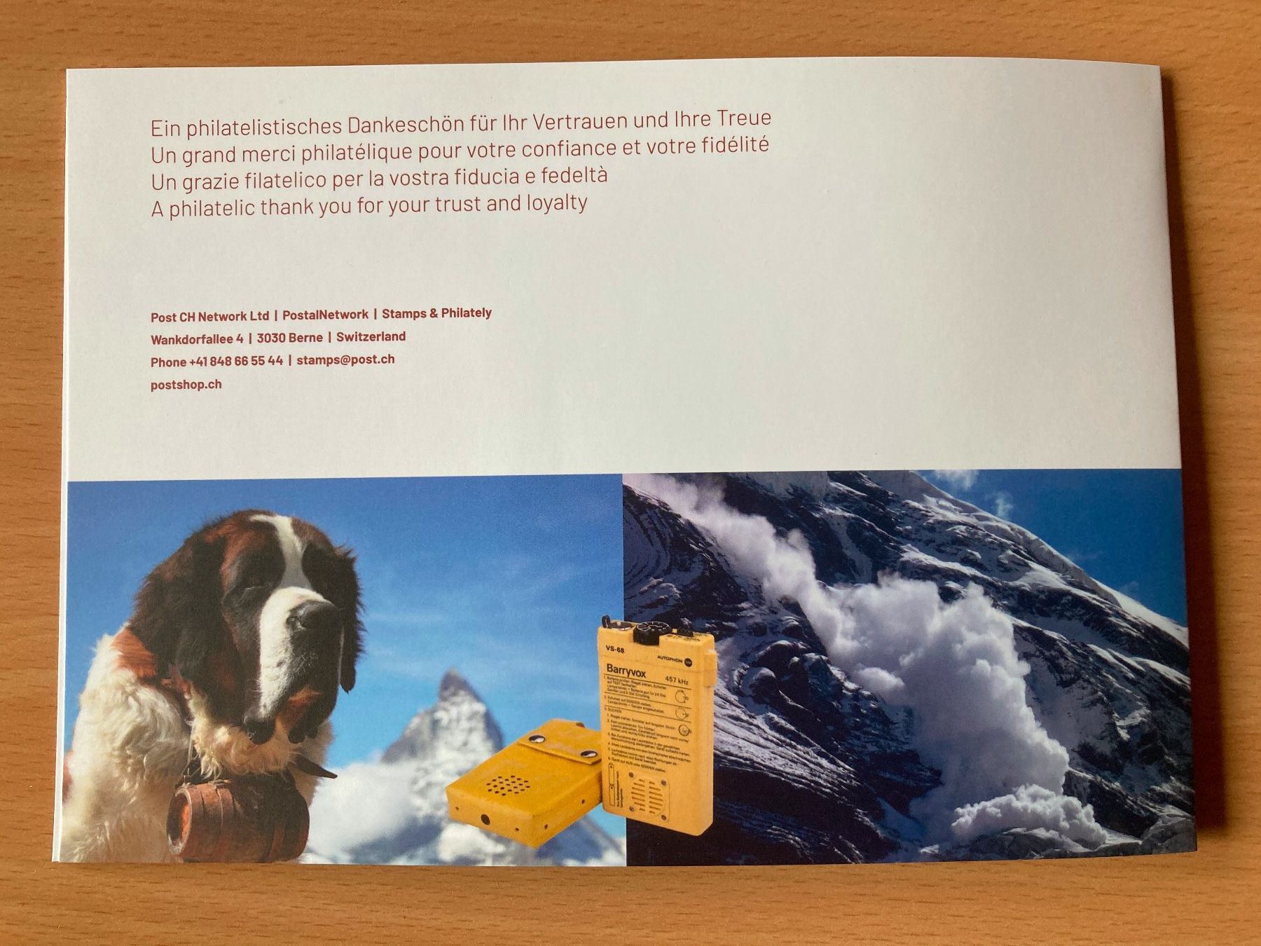 Tutti i francobolli: Sammelfolder mit Barryvox Briefmarke – Nuovo (secondo la descrizione) da Lütisburg venduto da wiesenpippau 4