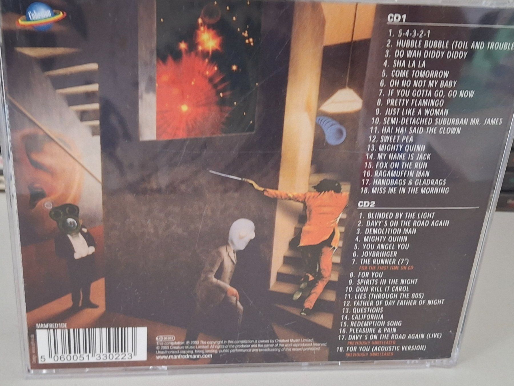 CD: CD Manfred Mann -The Complete  Greatest Hits 1963-2003 – Usato da Aarberg venduto da Jackup1 1
