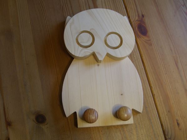 Guardaroba: neue,süsse,2er Kindergarderobe Holz-Eule – Nuovo (secondo la descrizione) da Winterthur venduto da Gaia 2
