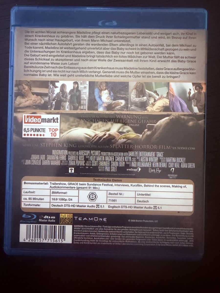 Tutti i DVDs: Blu-ray Grace Love Undying ungeffnet neu – Nuovo (secondo la descrizione) da Lausen venduto da EisAmStiel94 1