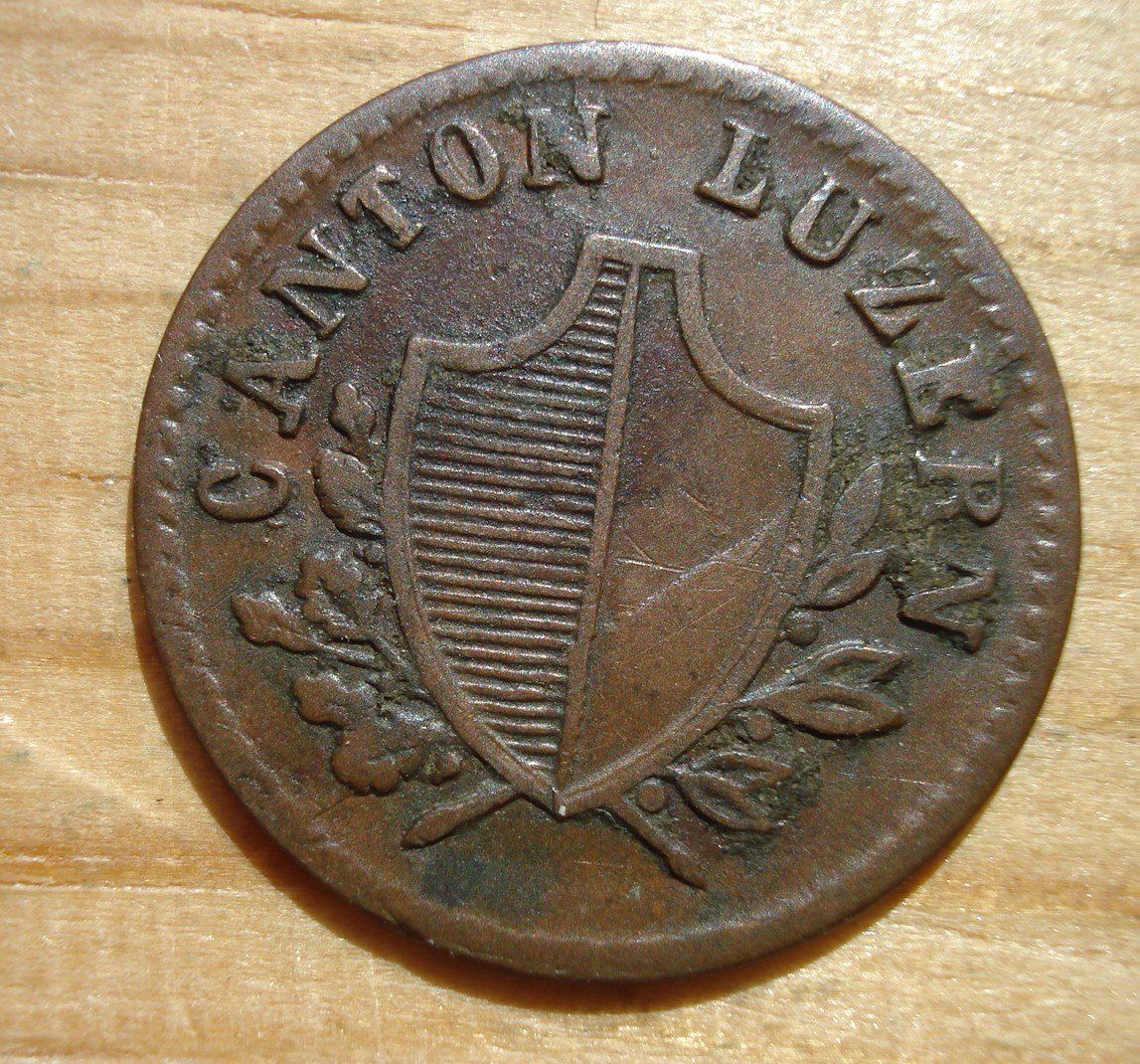 Tutti le monete: (D3) Luzern Rappen 1846 – Usato da Erlach venduto da Net-Coins