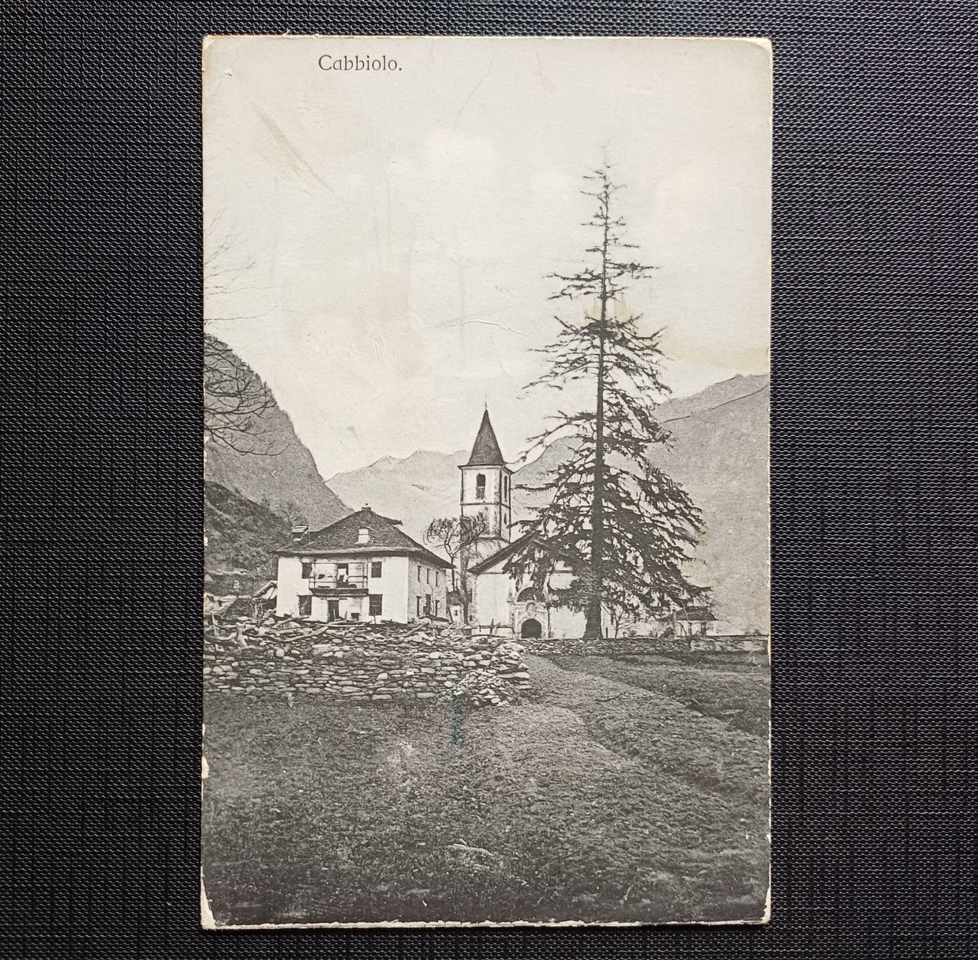 Cartoline postali: AK Kirche CABBIOLO 1915 – Usato da Brittnau venduto da simionius