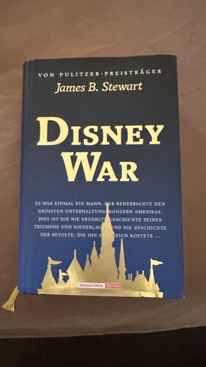 Bücher: Buch: Disney War – Gebraucht aus Amsoldingen von Thor46