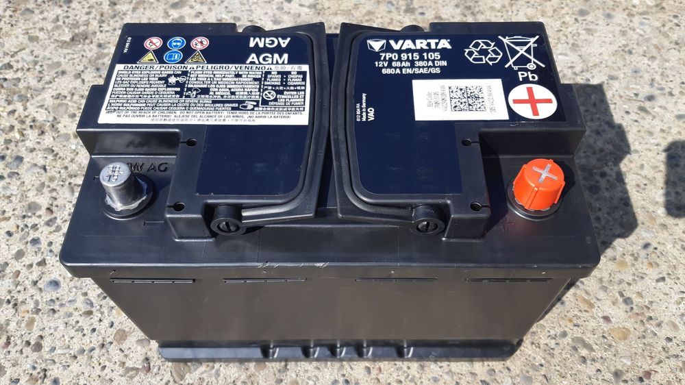 Neue 12V 68Ah, AGB Batterie, Original VW