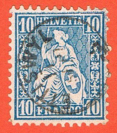 Tutti i francobolli: Fingerhutstempel Ettiswil – Usato da Biberstein venduto da Jura39