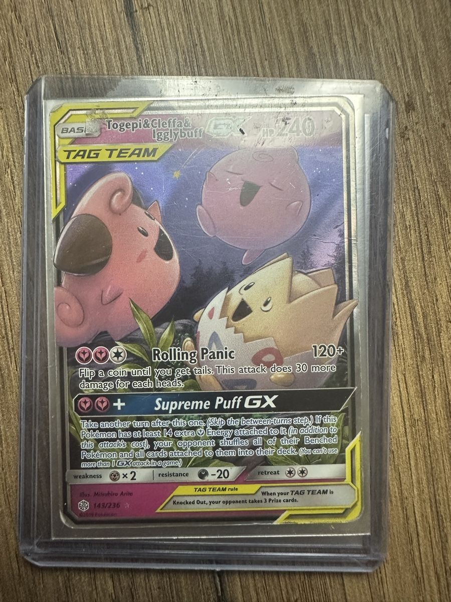Cartoline: Carte Pokémon Togepi & Cleffa & Igglybuff GX usagée – Usato da Fribourg venduto da zaz_8xnl 5