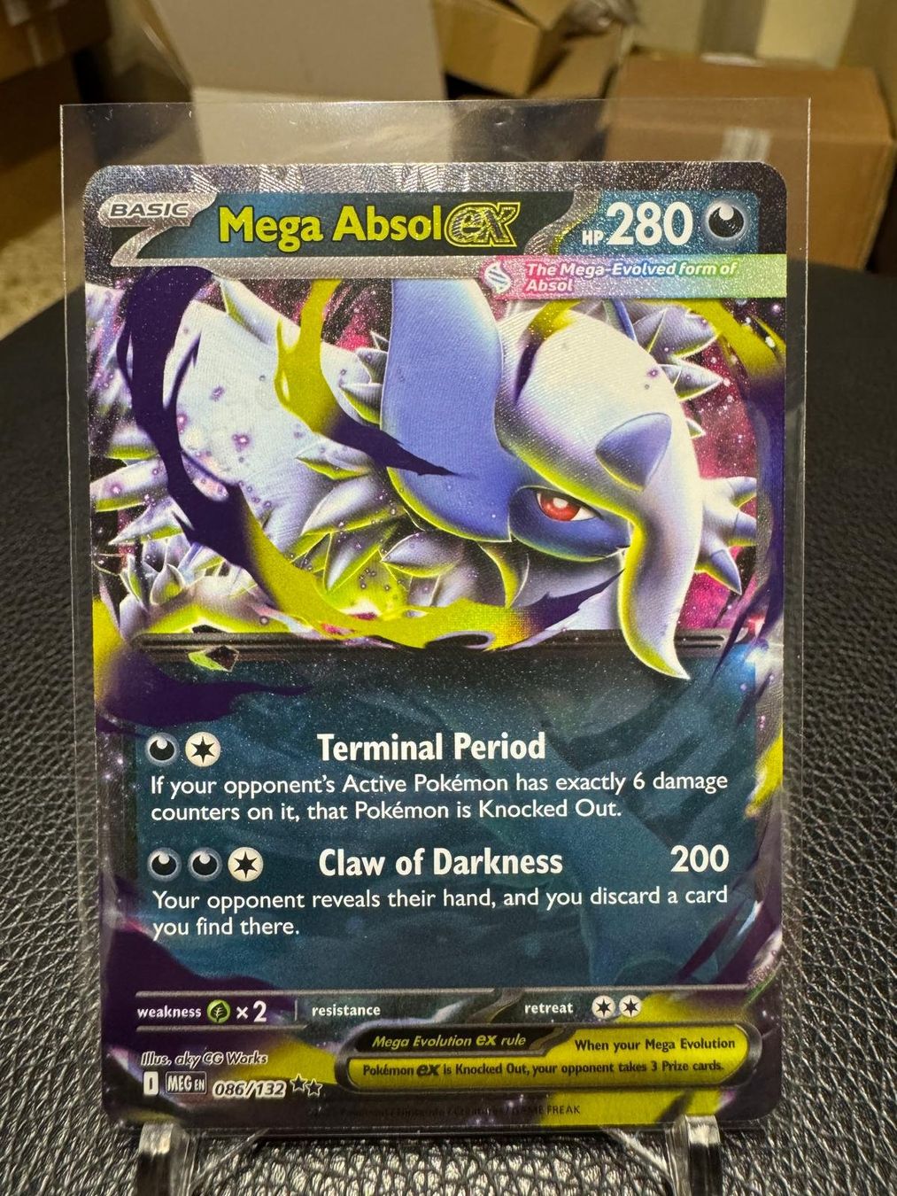 Pokémon Carte collezionabili: Mega Absol ex | Double Rare | MEG 086/132 | EN – Usato da Spreitenbach venduto da Snacky96 2