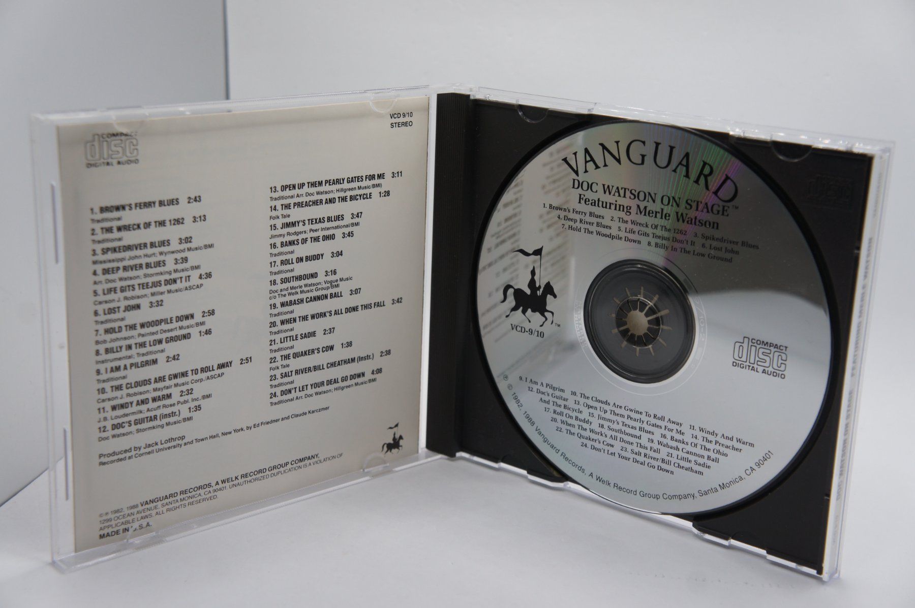 CD: CD Doc Watson Featuring Merle Watson - Doc Watson On Stage – Usato da Ernetschwil venduto da luisvonerni 2