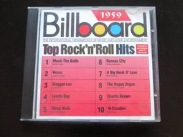 CD BILLBOARD 1959 Top Rock'n'Roll hits. Comp. 1988