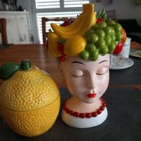 Garten Zeit: Früchte Gemüse Kopf, Zitronen Dose