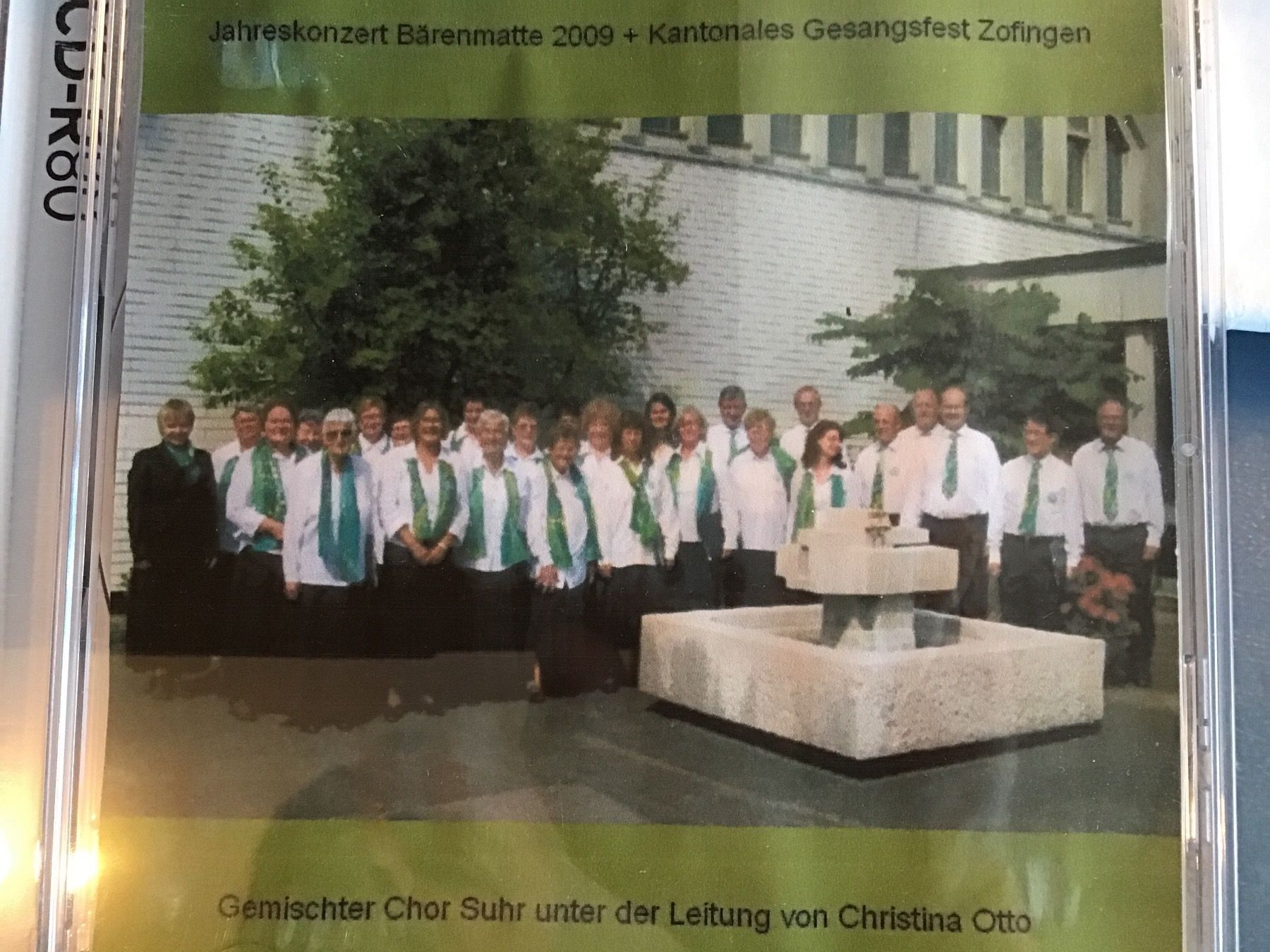 CD: Gemischter Chor Suhr   2009 – Usato da Thierachern venduto da sweden08