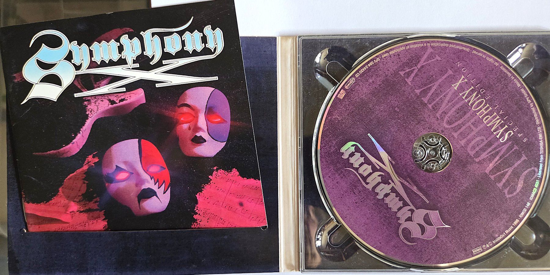CD: Symphony X - s/t, Debut, Digipack v. Inside Out – Nuovo (secondo la descrizione) da Biberist venduto da Beaver58 1