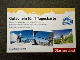 Gutschein für 1 Tageskarte Braunwald