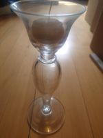 Kerzenständer aus Glas, Höhe 30cm