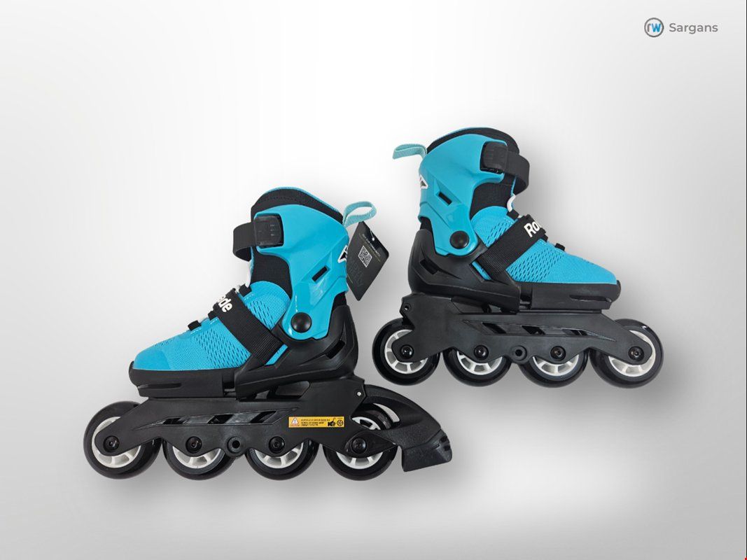 Pattini in linea & Pattini a rotelle: ROLLERBLADE Microblade 28-32, Blau / Inlineskates – Nuovo (secondo la descrizione) da Sargans venduto da Restwert_Sargans 5