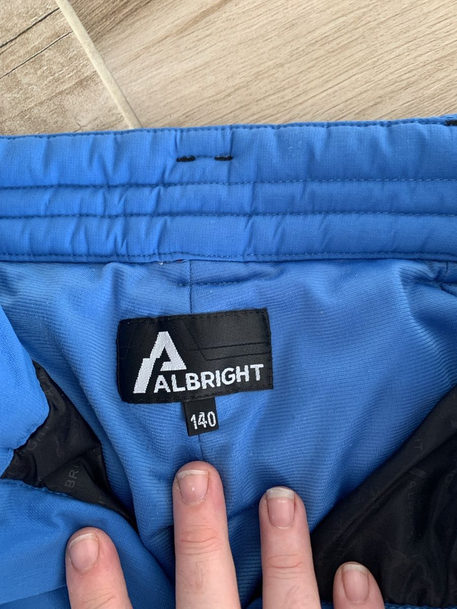 Albright Hosen: Albright Skihose Gr. 140 blau – Gebraucht aus Rudolfstetten von Joyw 4