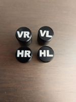 4 Stk. Ventilkappen Auto VL HL VR HR