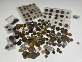 LOT alte Münzen ganze Welt //i732