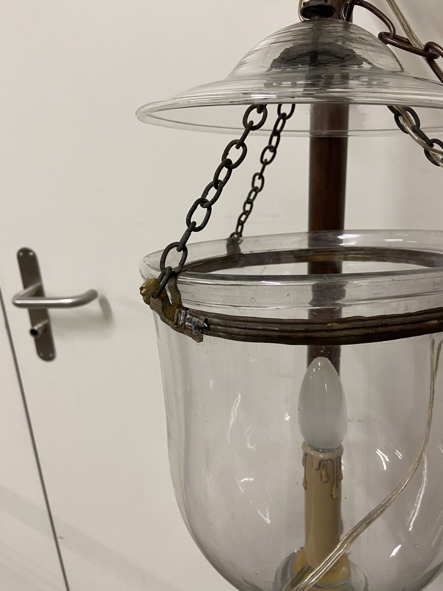 Kronleuchter & Deckenlampen: Antike Kolonial Glas Hängelampe – Gebraucht aus Dietikon von brocki-eyra 6